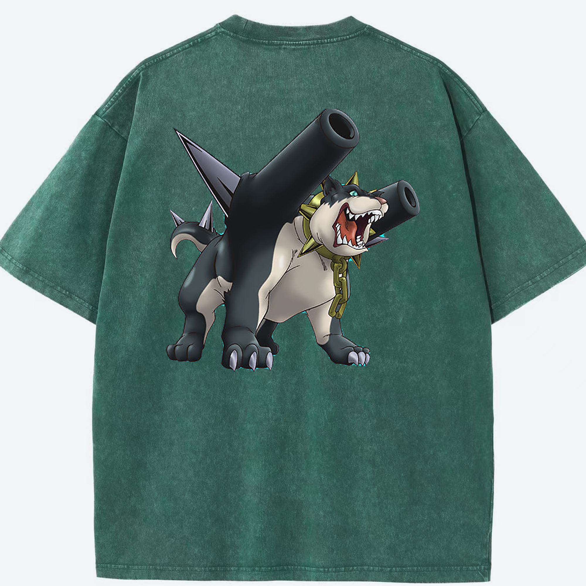 （画像用） 遊☆戯☆王 Yu-Gi-Oh! 綿100% ヴィンテージ風 半袖Tシャツ（背面プリント）